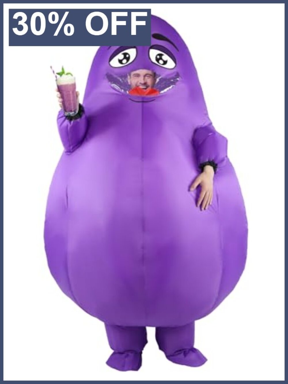Inflatable Full Body Costume Adult Halloween Blow Up Suit Party Cosplay